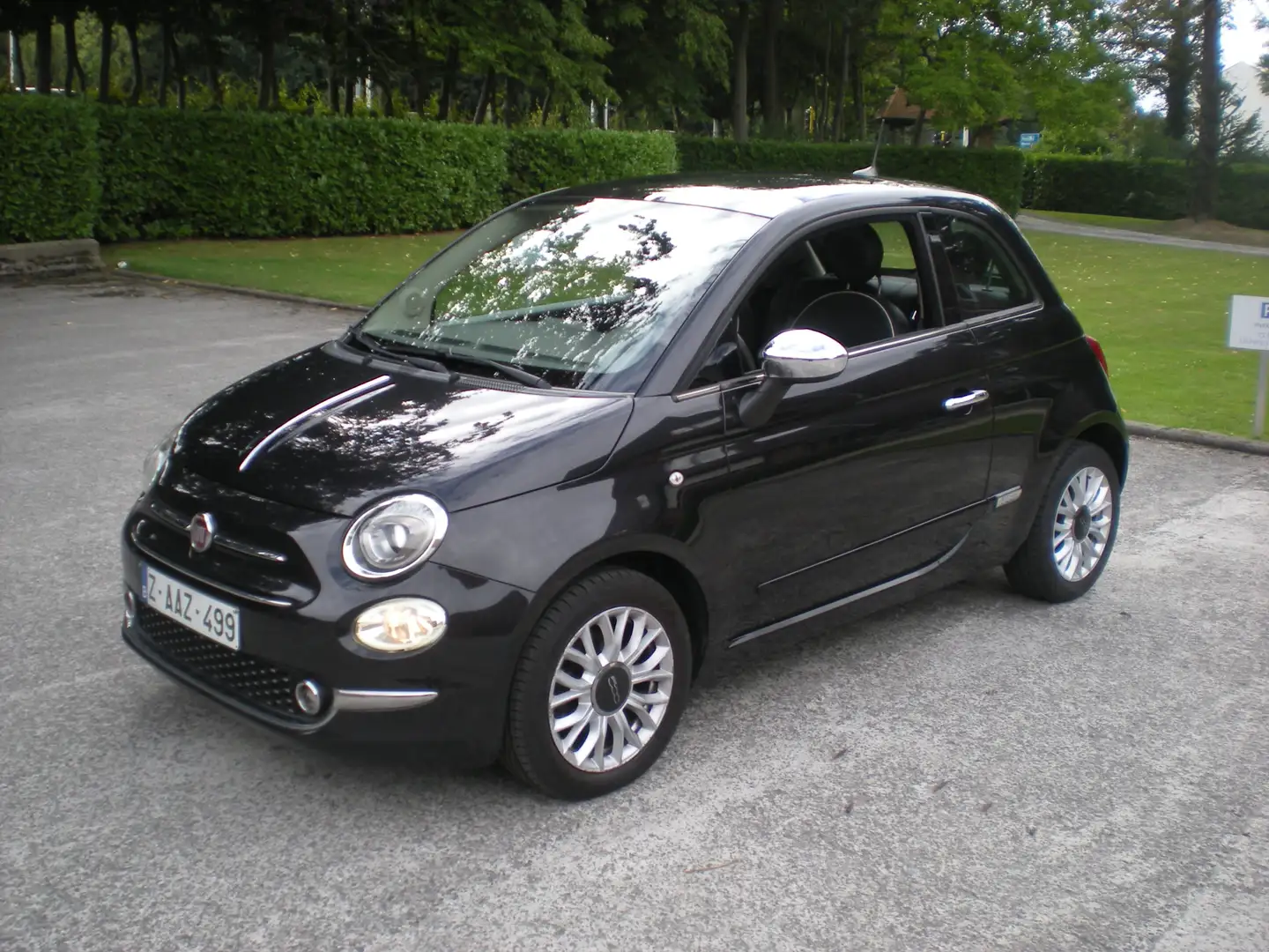 Fiat 500 1.2i Eleganza Zwart - 2