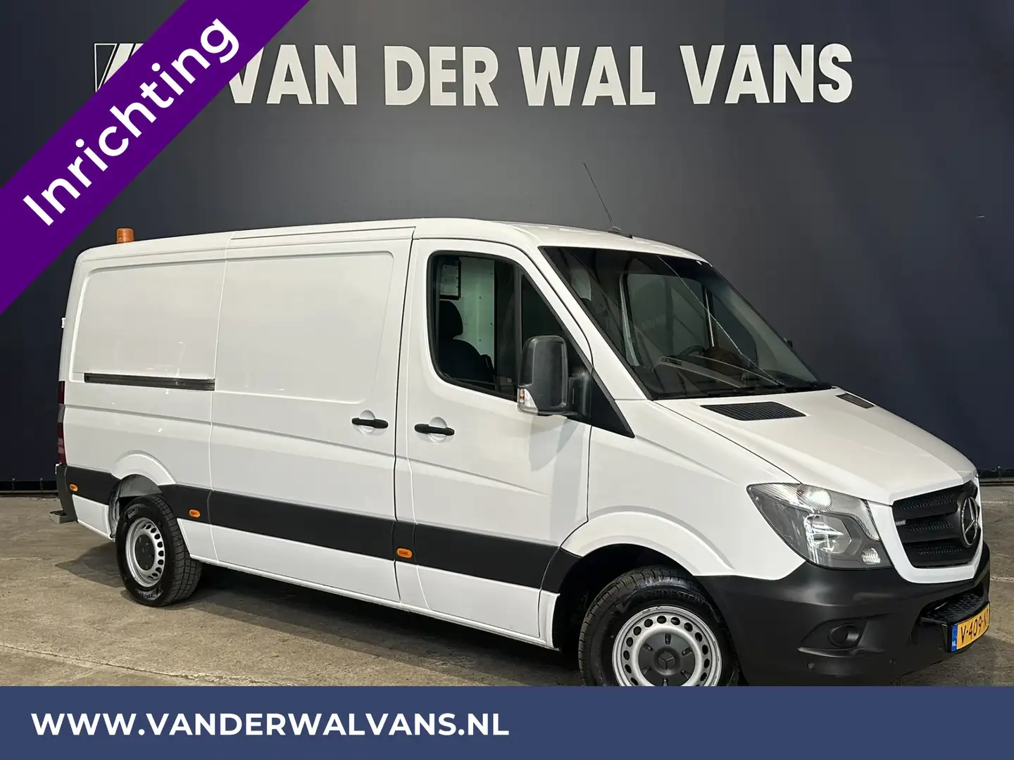 Mercedes-Benz Sprinter 316 CDI 164pk L2H1 Inrichting Euro6 Airco | 2800kg Wit - 1