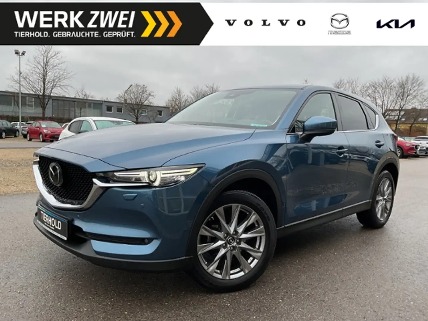 Mazda CX-5 G194 Sports-Line AWD AT AHK LEDER ACC HUD Bleu - 1