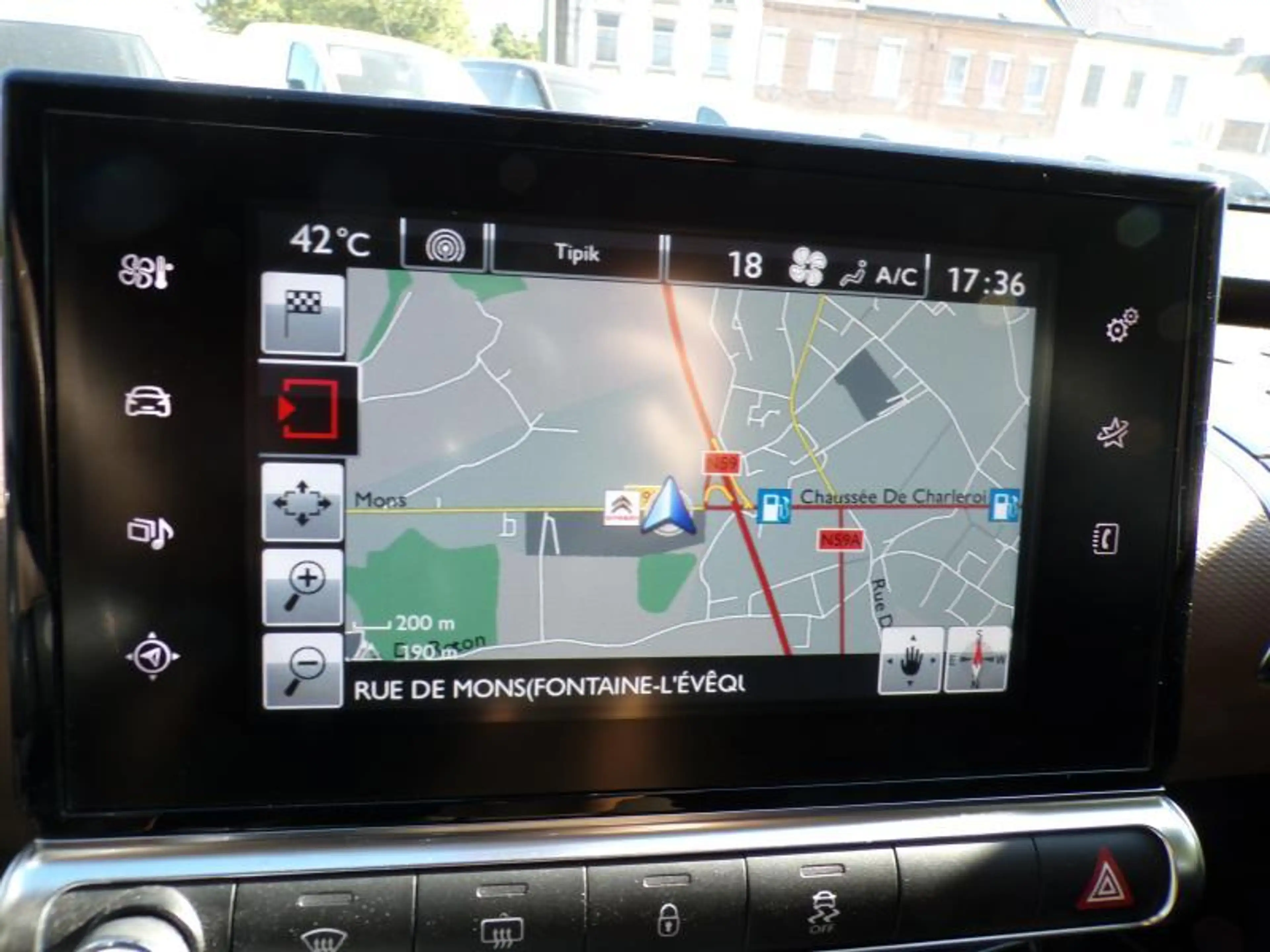 Citroen C4 Cactus 1.2 82cv Brun 06/15 Airco GPS Bluetooth USB Cruise — photo 9