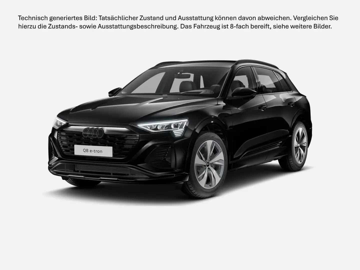 Audi Q8 e-tron 50  quattro S-Line Matrix|HUD|Luft|LM Schwarz - 2