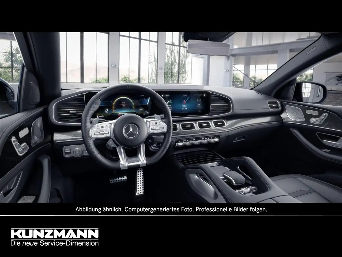 Mercedes-Benz GLE 63 AMG 4M+ Coupé Night Standheizung Panorama Noir - 2