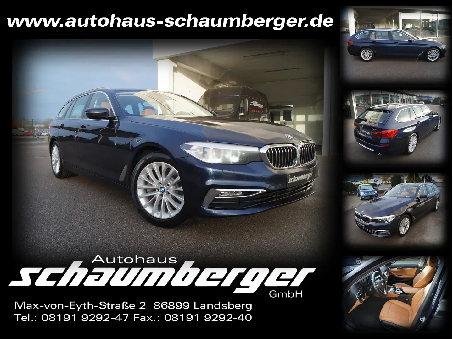 BMW 530 530i Aut. Touring Luxury Line *Navi*LED*Leder* Blau - 1
