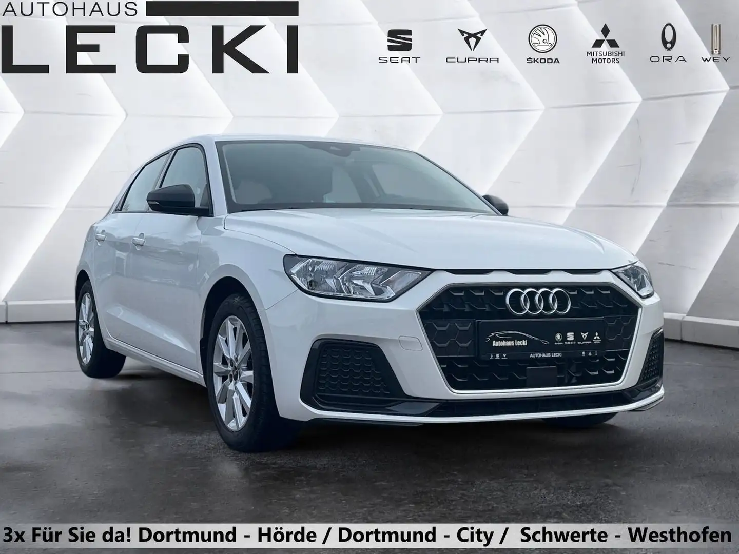Audi A1 Sportback 1.0 25 TFSI *PDC*SHZ*ALU*SMART INTERFACE Weiß - 1