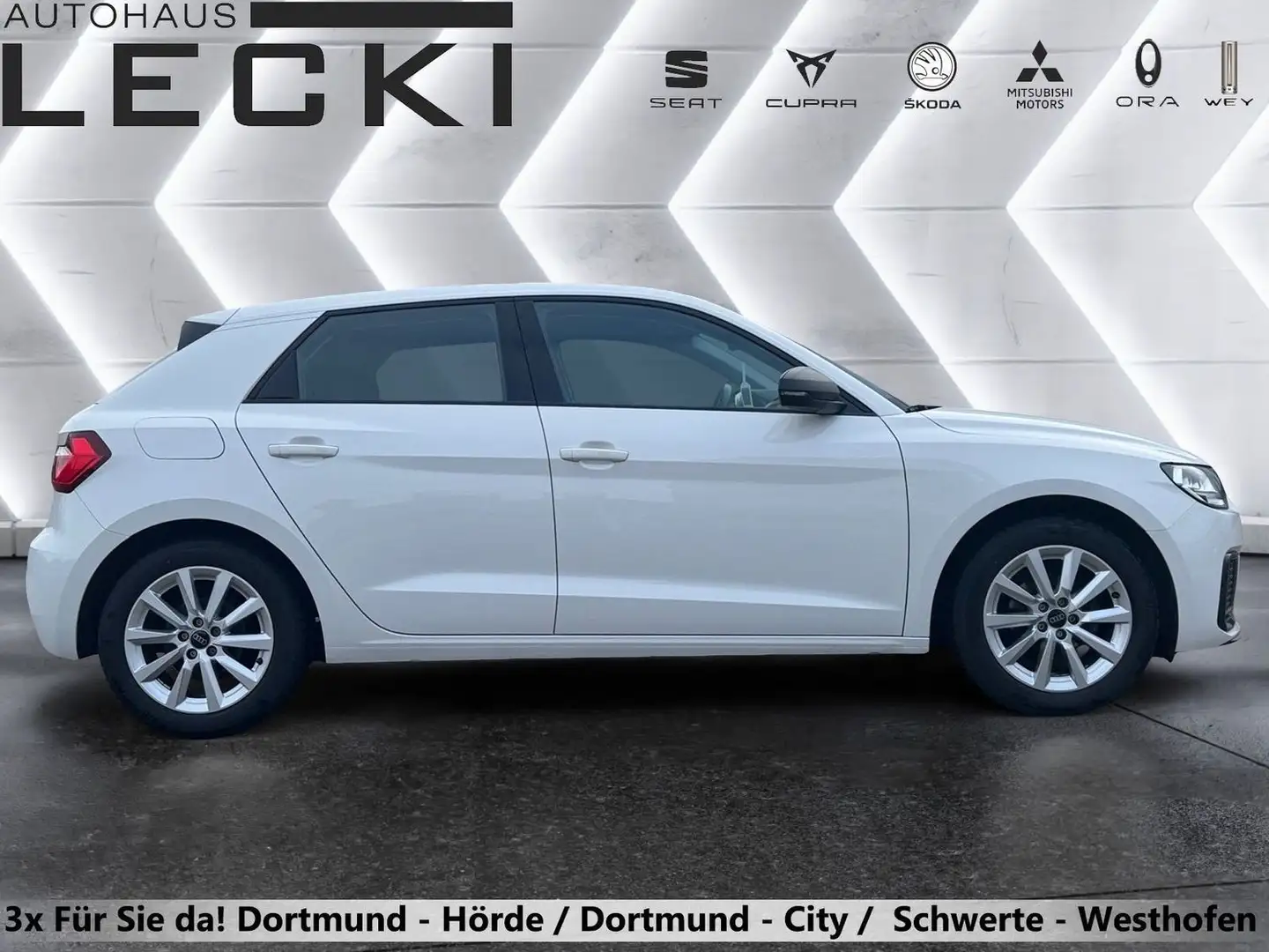 Audi A1 Sportback 1.0 25 TFSI *PDC*SHZ*ALU*SMART INTERFACE Weiß - 2