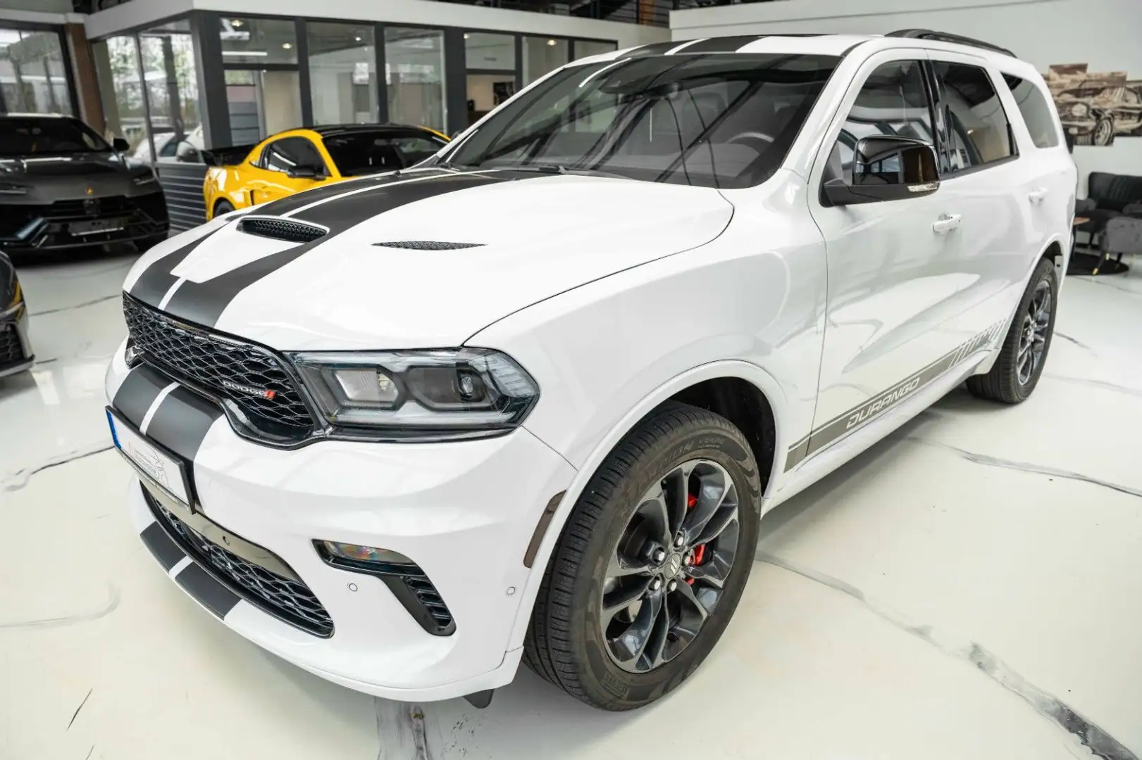 Dodge Durango 5,7 GT HEMI LPG BRC NAVI 6 SITZ VOLL Blanc - 1