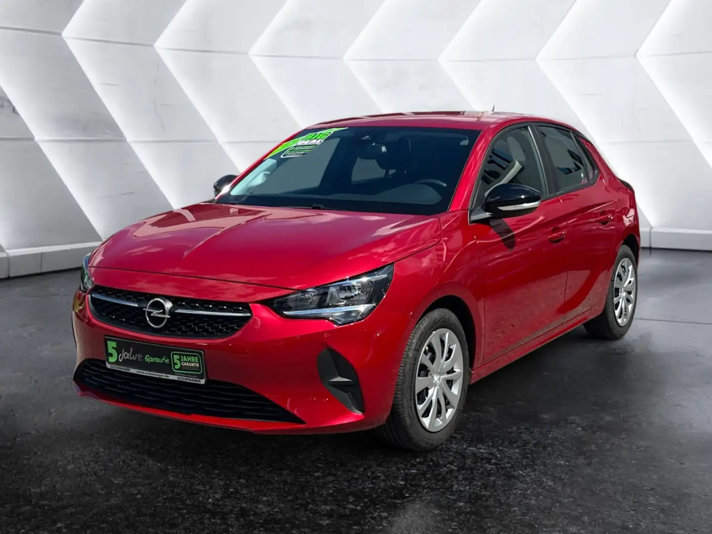 Opel Corsa F 1.2 Turbo Edition Matrix Kam. Navi PDC Rood - 2