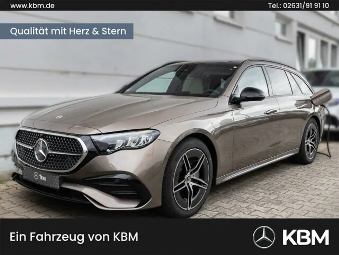 Mercedes-Benz E 300 E 300 de T AMG°NIGHT°PANO°AHK°BURM4D°MBUX°DISTR° Braun - 1