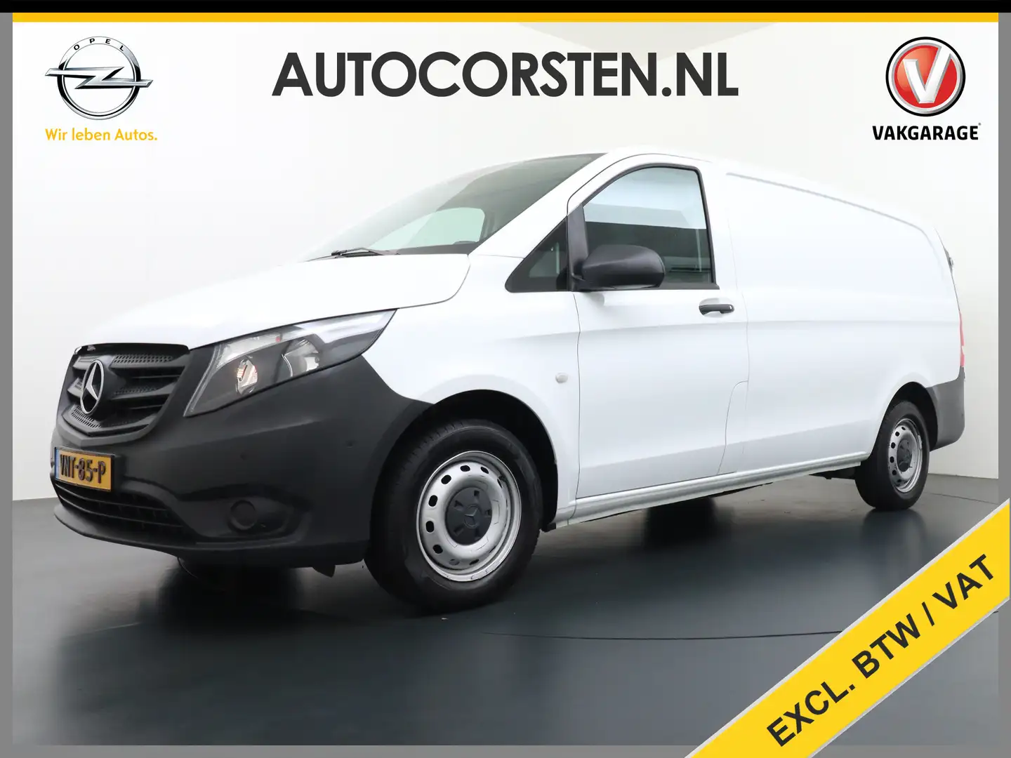 Mercedes-Benz Vito 116CDI 164PK Lang Navi PDC-v+a Camera ParkAssist T Blanc - 1