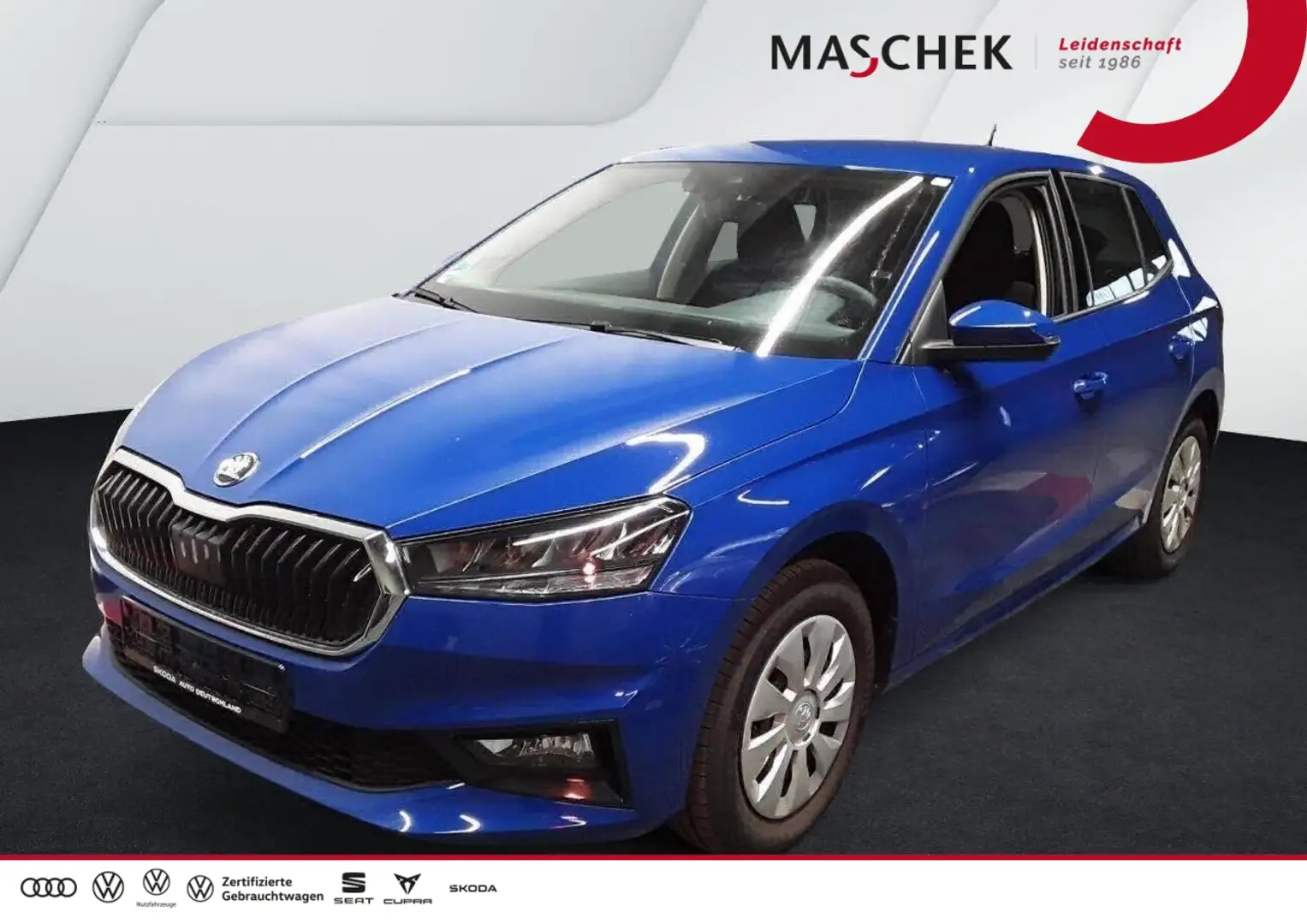 Skoda Fabia Essence 1.0 MPI PDC VC LED Bluetooth FLA Blau - 1