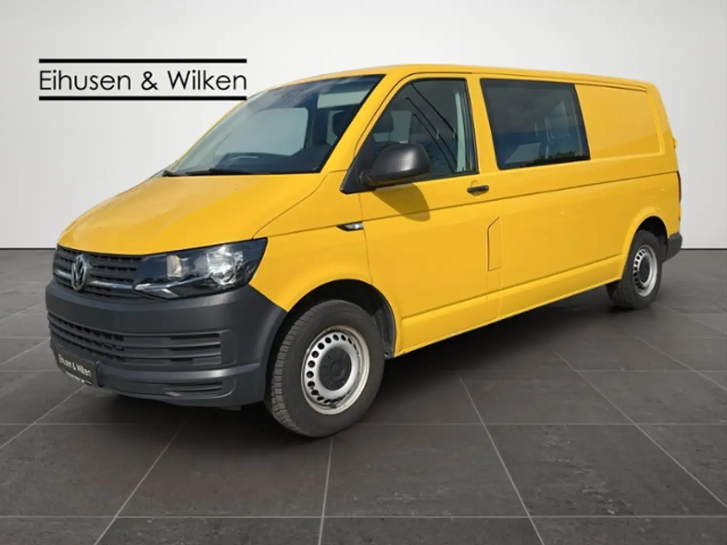 Volkswagen T6 Transporter 2.0+TDI+LANG+KASTEN PLUS+LR+KLIMA+AHK+ Yellow - 1