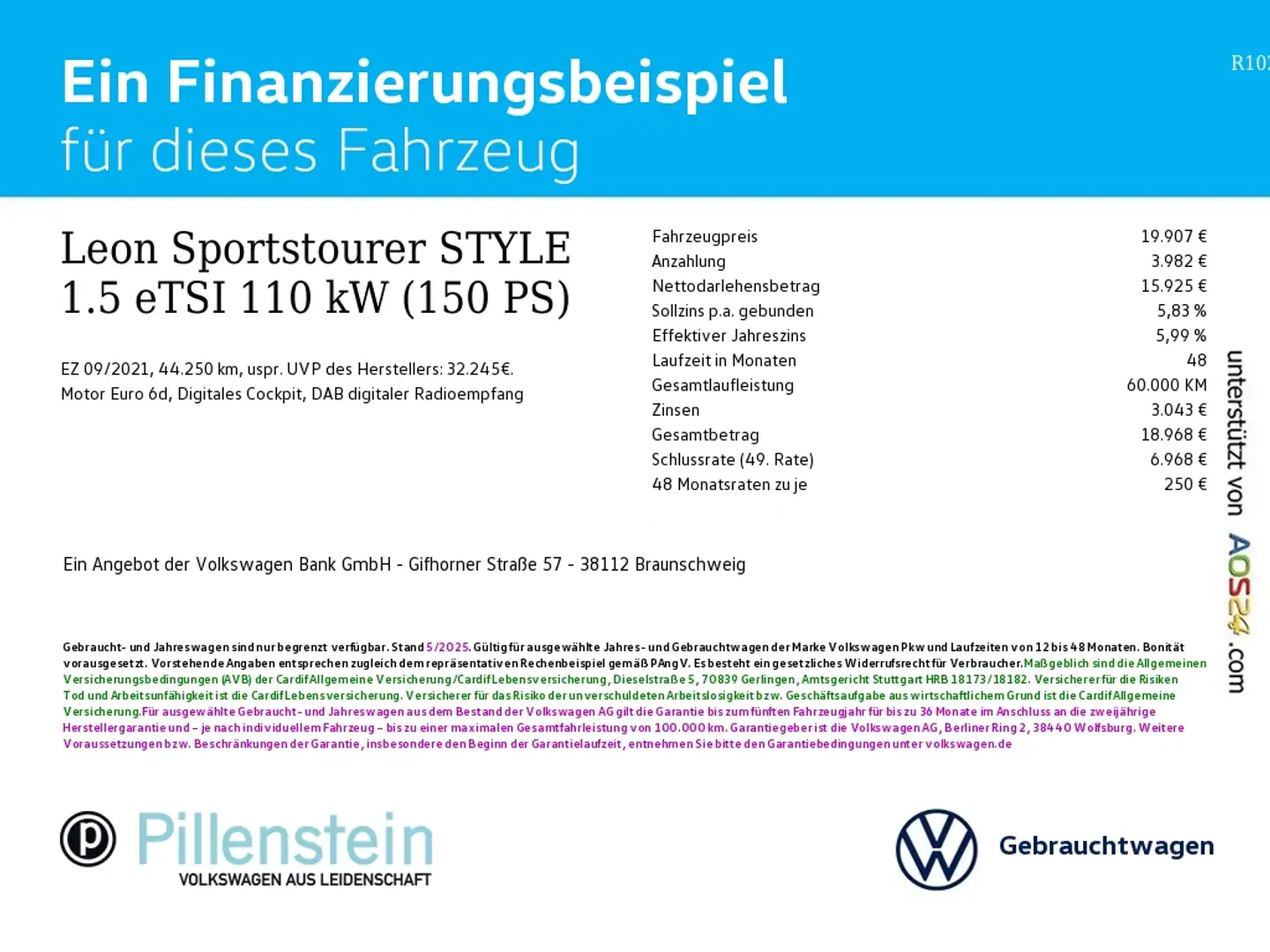 SEAT Leon Sportstourer STYLE 1.5 eTSI DSG NAVI LED VIRTUAL-C Schwarz - 2