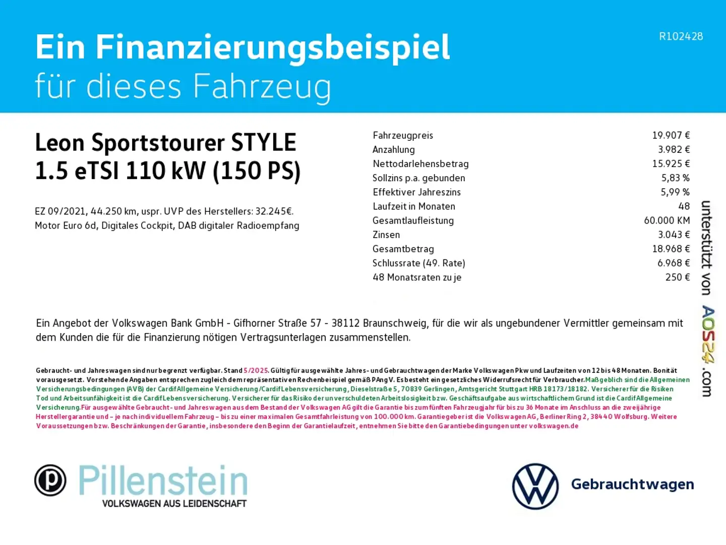 SEAT Leon Sportstourer STYLE 1.5 eTSI DSG NAVI LED VIRTUAL-C Schwarz - 2
