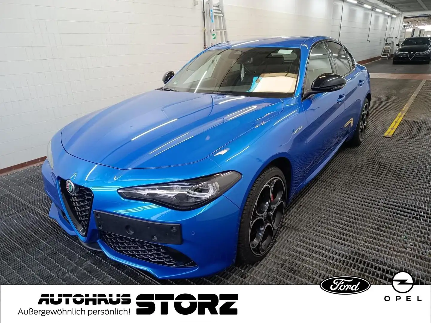 Alfa Romeo Giulia Veloce Q4 |ACC|PREMIUM-PAKET|CARPLAY|ACC|KAMERA| Modrá - 1