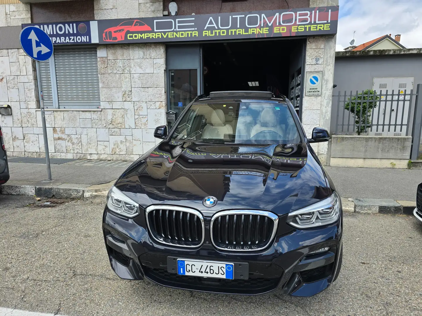 BMW X3 X3 G01 2017 xdrive20d mhev 48V Msport auto Nero - 2