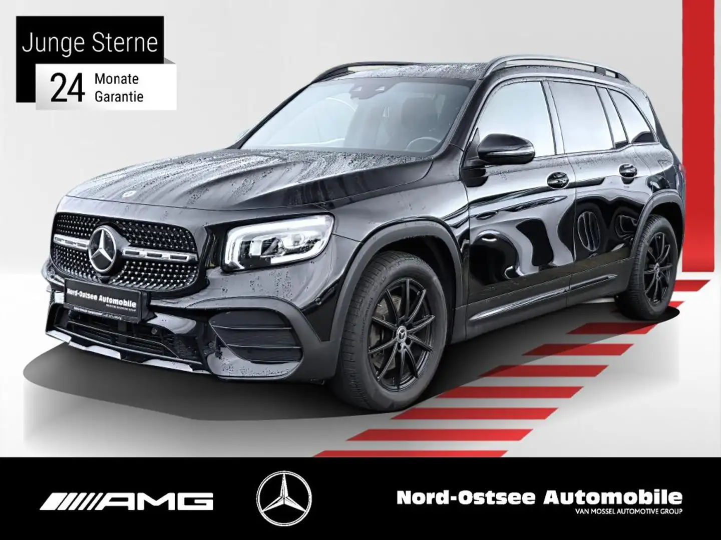 Mercedes-Benz GLB 200 d AMG NAVI PANO NIGHT LED PDC SITZH Negru - 1