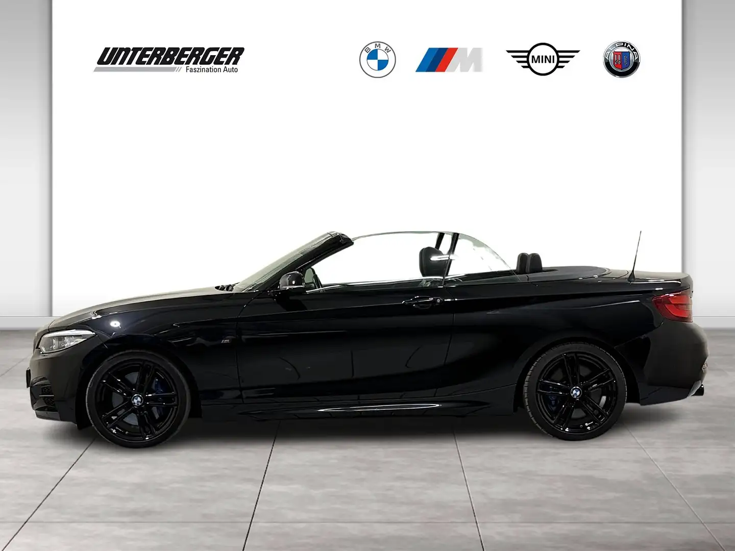 BMW 240 M240i xDrive Cabrio ACC RFK HK DA PA ALED eSitze Schwarz - 2