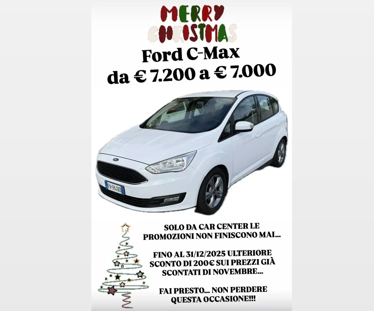 Ford C-Max C-Max III 2015 1.5 tdci Titanium X s Blanc - 1