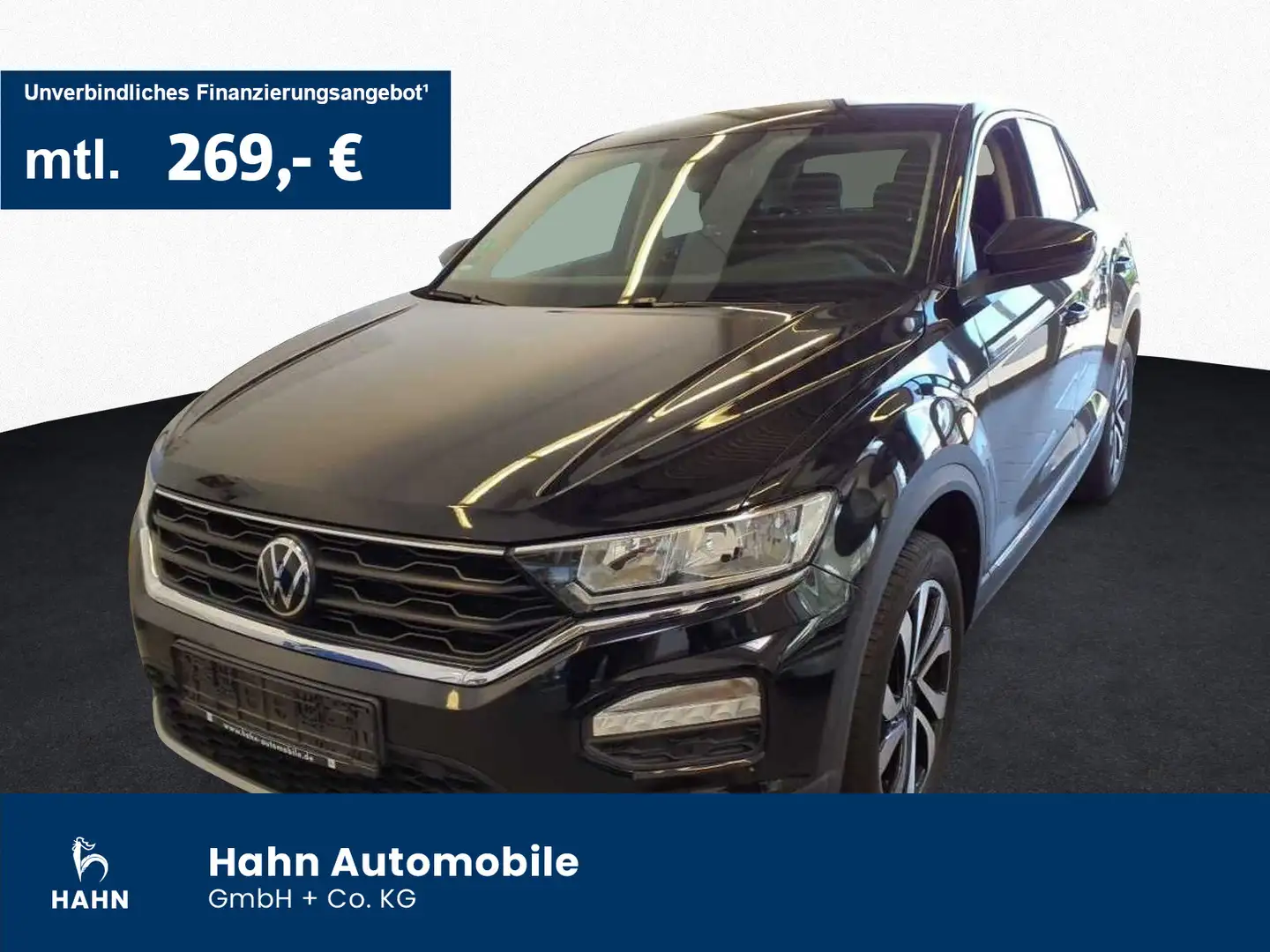 Volkswagen T-Roc 1.0TSI Active AHK Navi Einparkh Climatr Schwarz - 1