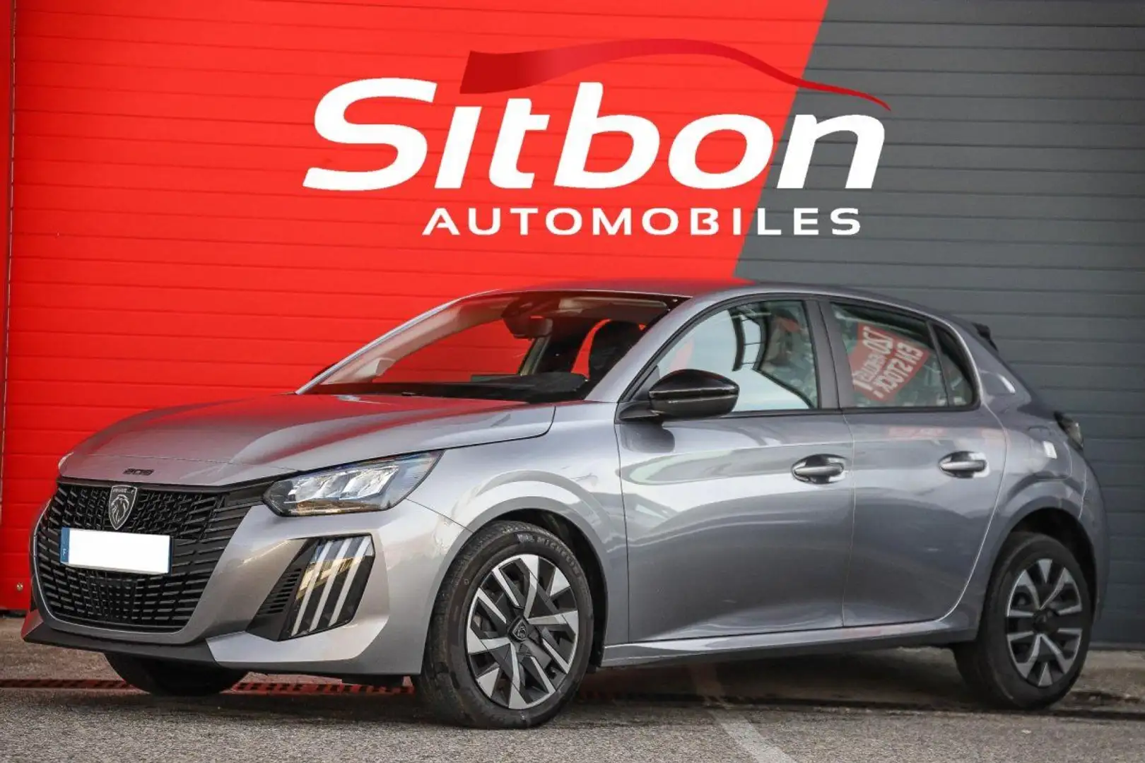 Peugeot 208 1.2i PureTech 100 Active RADAR ARR %2B CARPLAY Grijs - 1