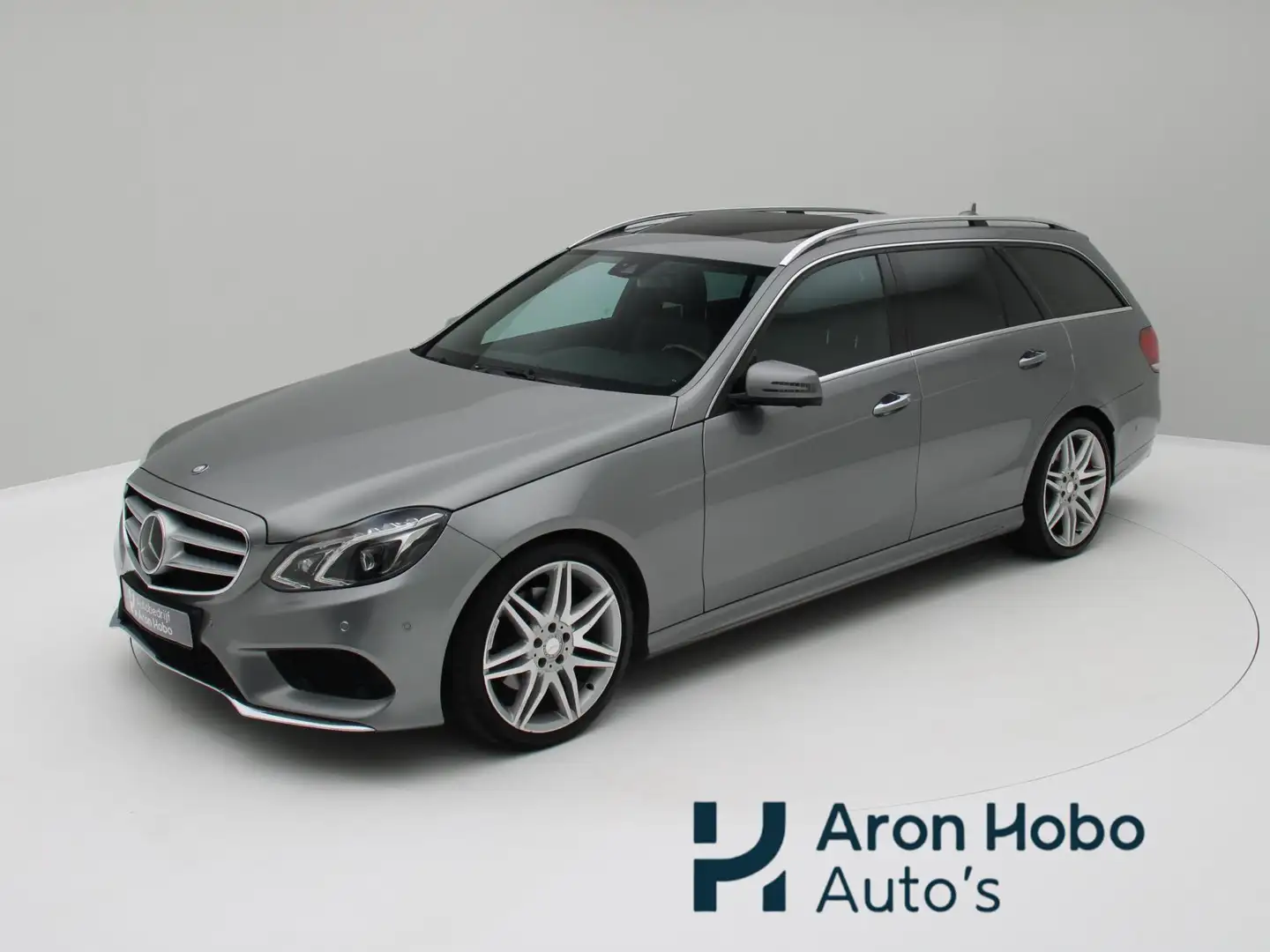 Mercedes-Benz E 350 Estate BlueTEC AMG Schuifdak, Airmatic, Memory, Ha Grijs - 1