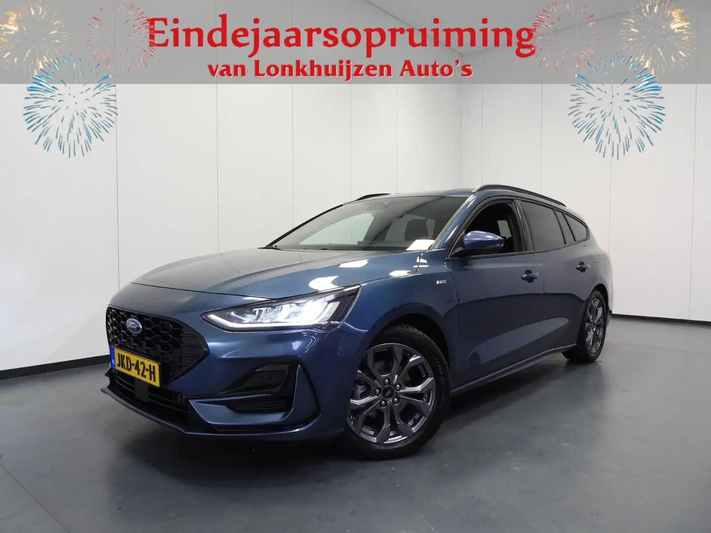 Ford Focus Wagon 1.0 EcoBoost Hybrid ST Line NAVI/CAMERA/CLIM Bleu - 1
