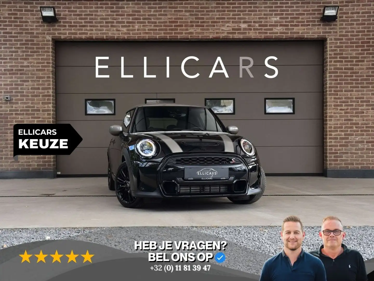 MINI Cooper S 2.0A / SCHUIFDAK / CARPLAY / CAM / GPS / DAB / LED Noir - 1