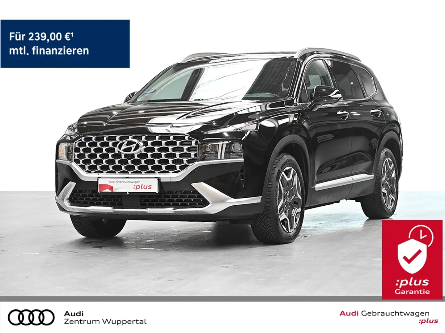 Hyundai SANTA FE Prime Hybrid 4WD HUD PANO LEDER KAMERA Noir - 1