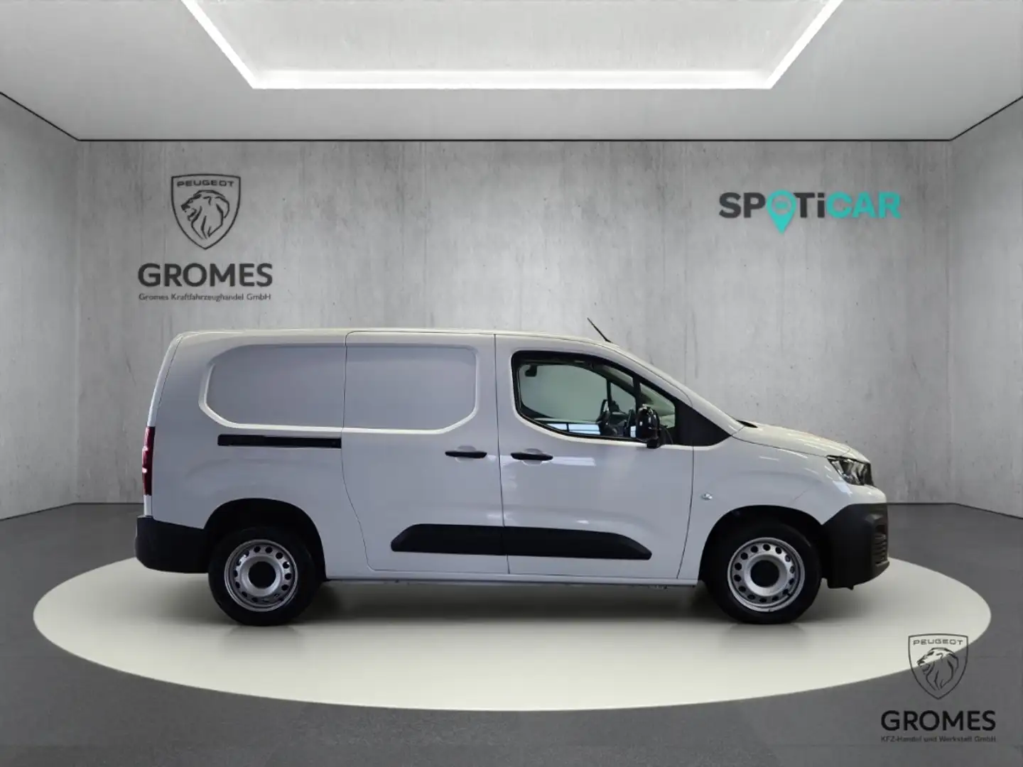 Peugeot Partner Premium L2 Blue HDi 100 2-Zonen-Klimaautom DAB Fer Blanc - 2