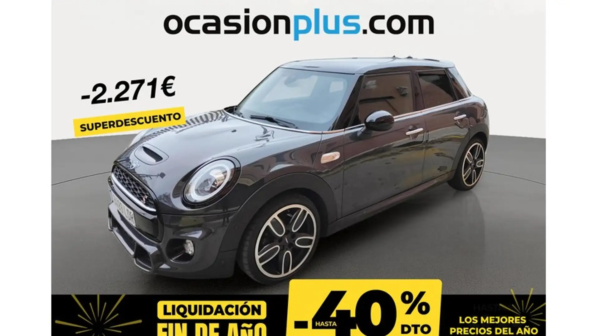 MINI Cooper S Aut. Gris - 1