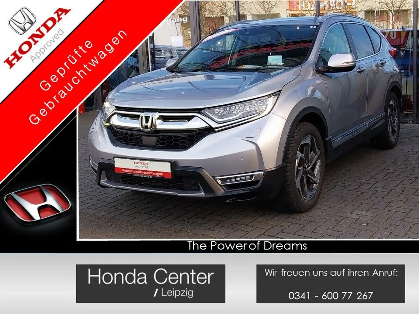 Honda CR-V 1.5 T 4WD Executive AT LED/Navi/Kamera Silber - 1