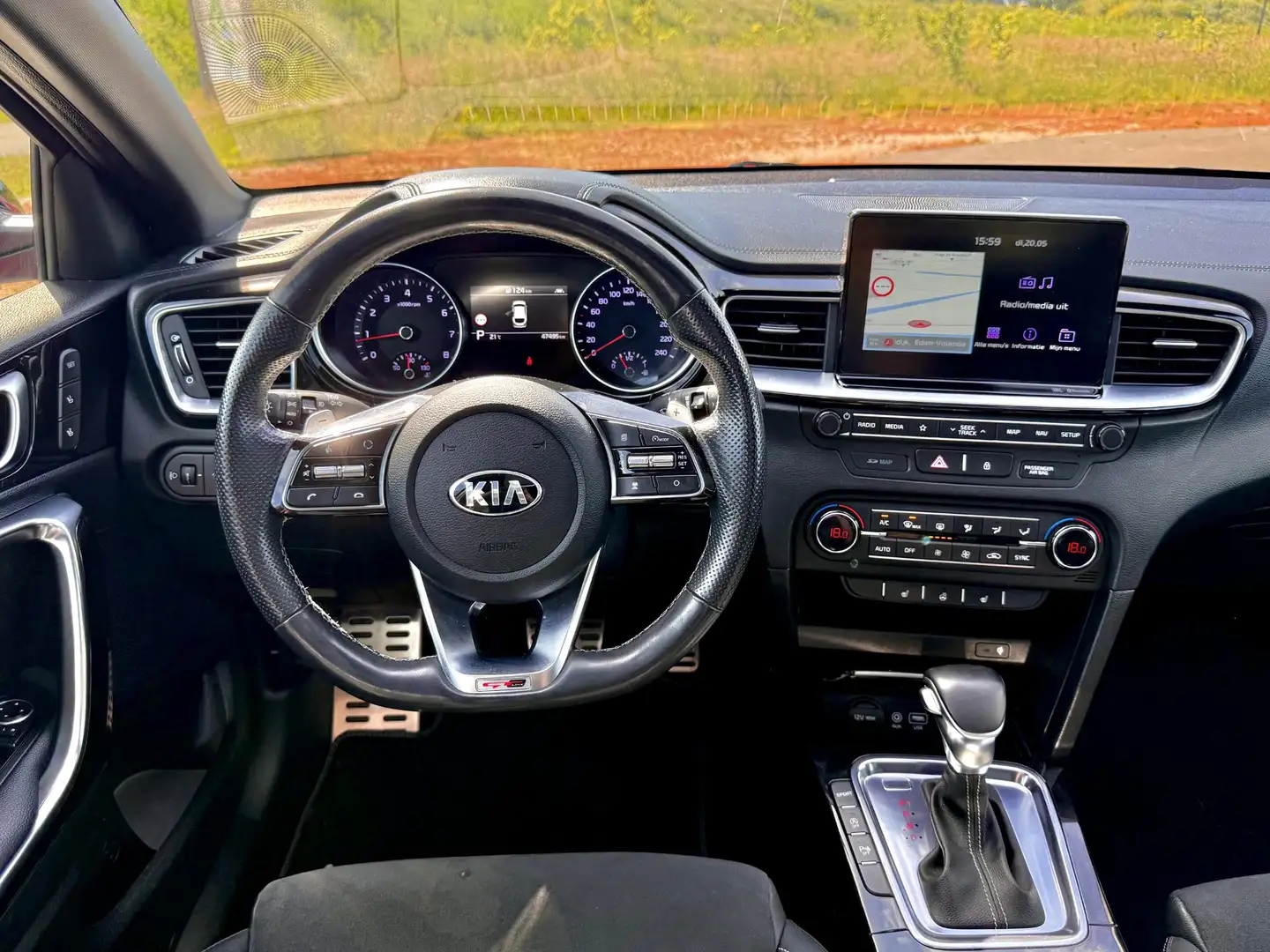 Kia ProCeed / pro_cee'd 1.4 T-GDI GT-PlusLine Orig NL|Panorama|Trekhaak Rood - 2