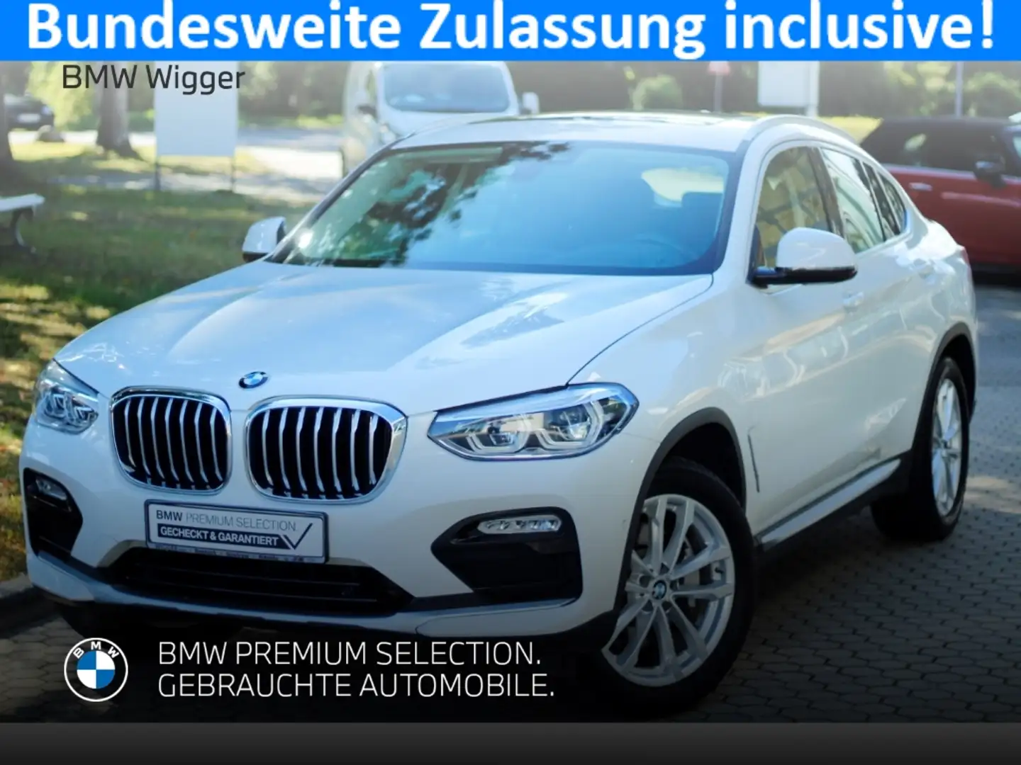 BMW X4 xDrive 30i xLine/HUD/StHZG/AHK/Panorama/Navi Biały - 1