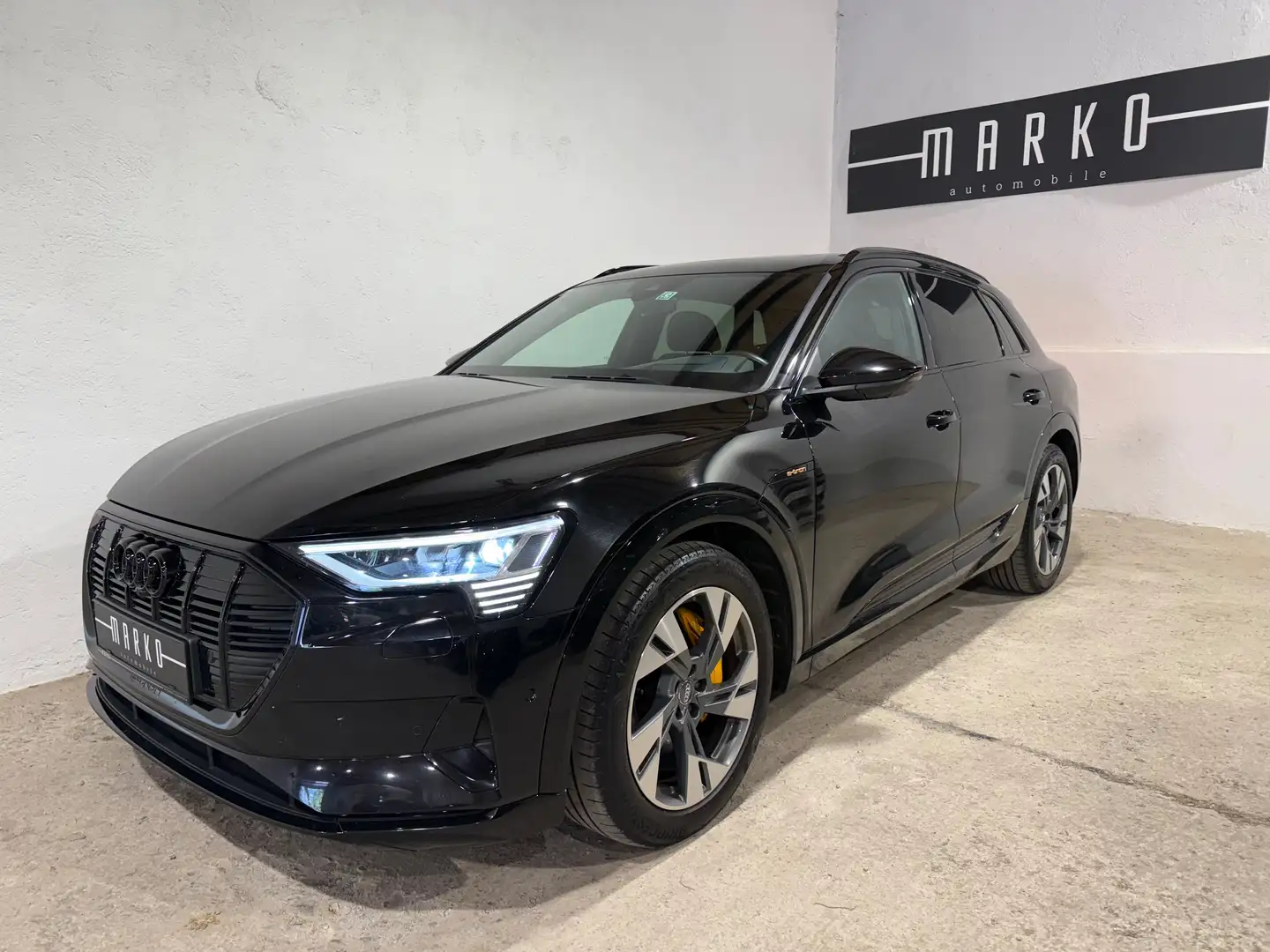 Audi e-tron 55 quattro Sport, Pano., Luftf., Leder uvm. Schwarz - 2