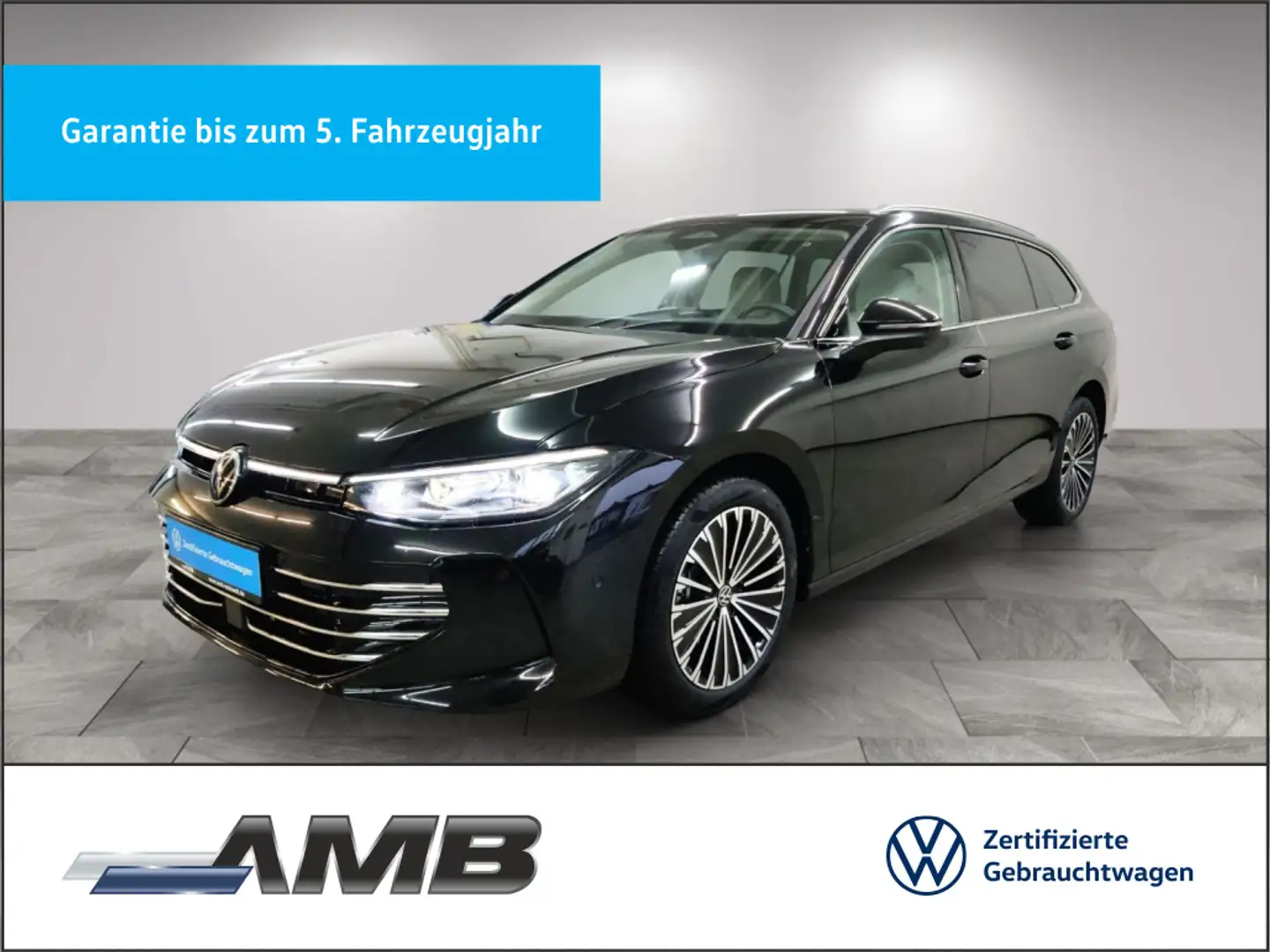 Volkswagen Passat Variant Elegance 2.0 TDI AHK/Pano/1.30Gar Schwarz - 1