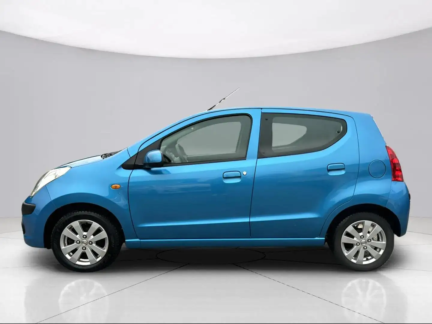 Nissan Pixo More*2.Hand*HU/AU Neu*Klima*Garantie*wenig KM*ALU Azul - 2