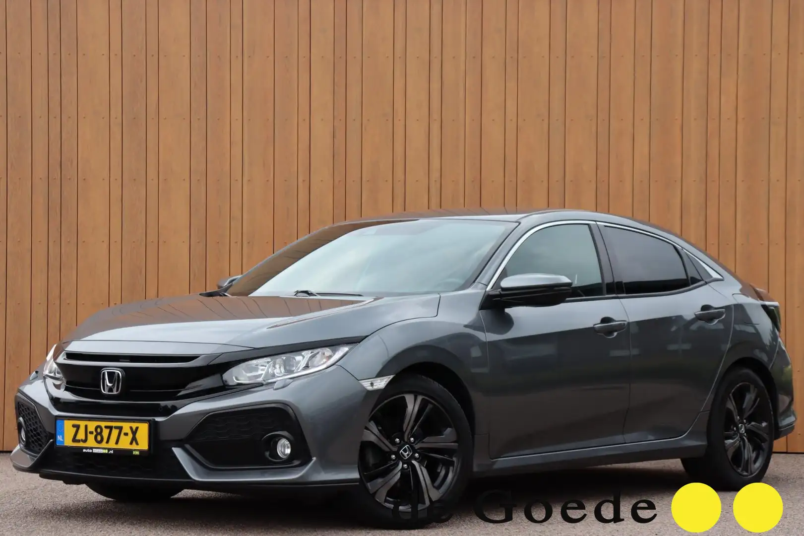 Honda Civic 1.0 i-VTEC Premium org. NL- auto Grijs - 1