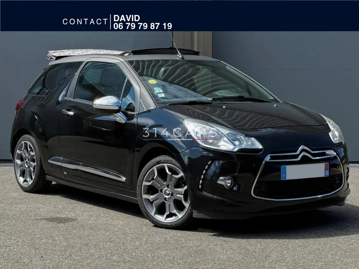 DS Automobiles DS 3 Cabriolet 1.6 90 cv Sport Chic Noir - 1