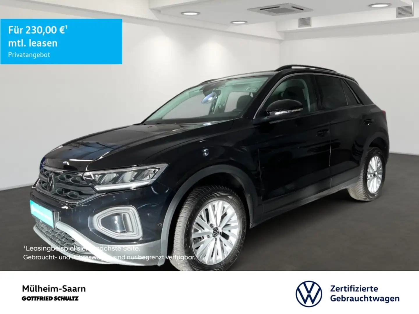 Volkswagen T-Roc 1.0 TSI Navi Sitzheizung LED Leichtmetallräder Schwarz - 1