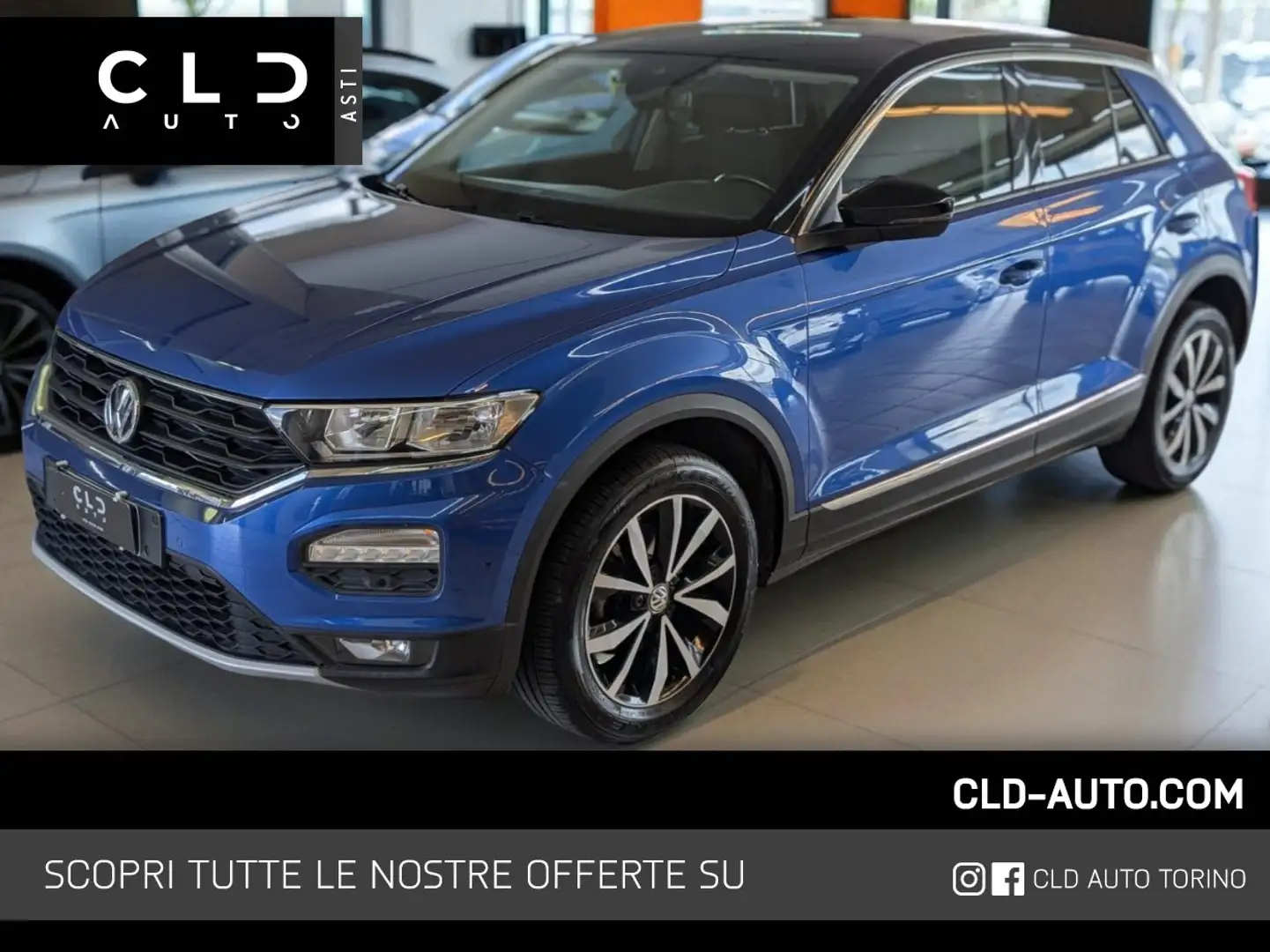 Volkswagen T-Roc 2017 1.5 TSI ACT Advanced BLUEMOTION Blauw - 1