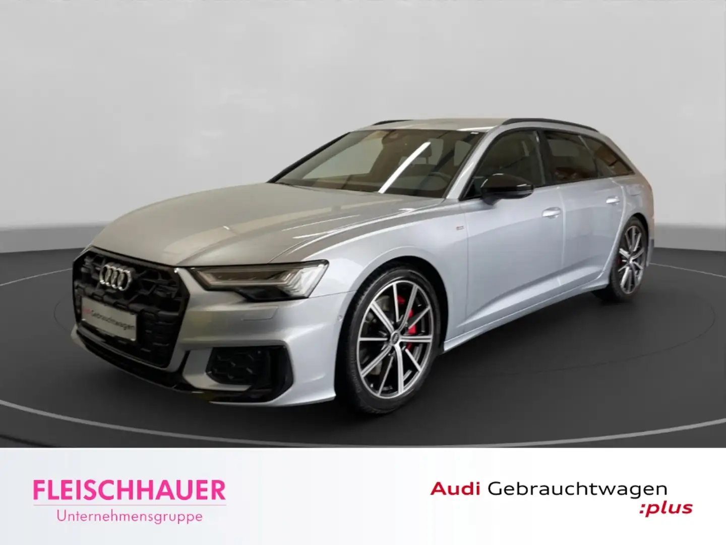 Audi A6 Avant S line 55 TFSI e quattro B&O AHK 360 ° Kamer Silber - 1