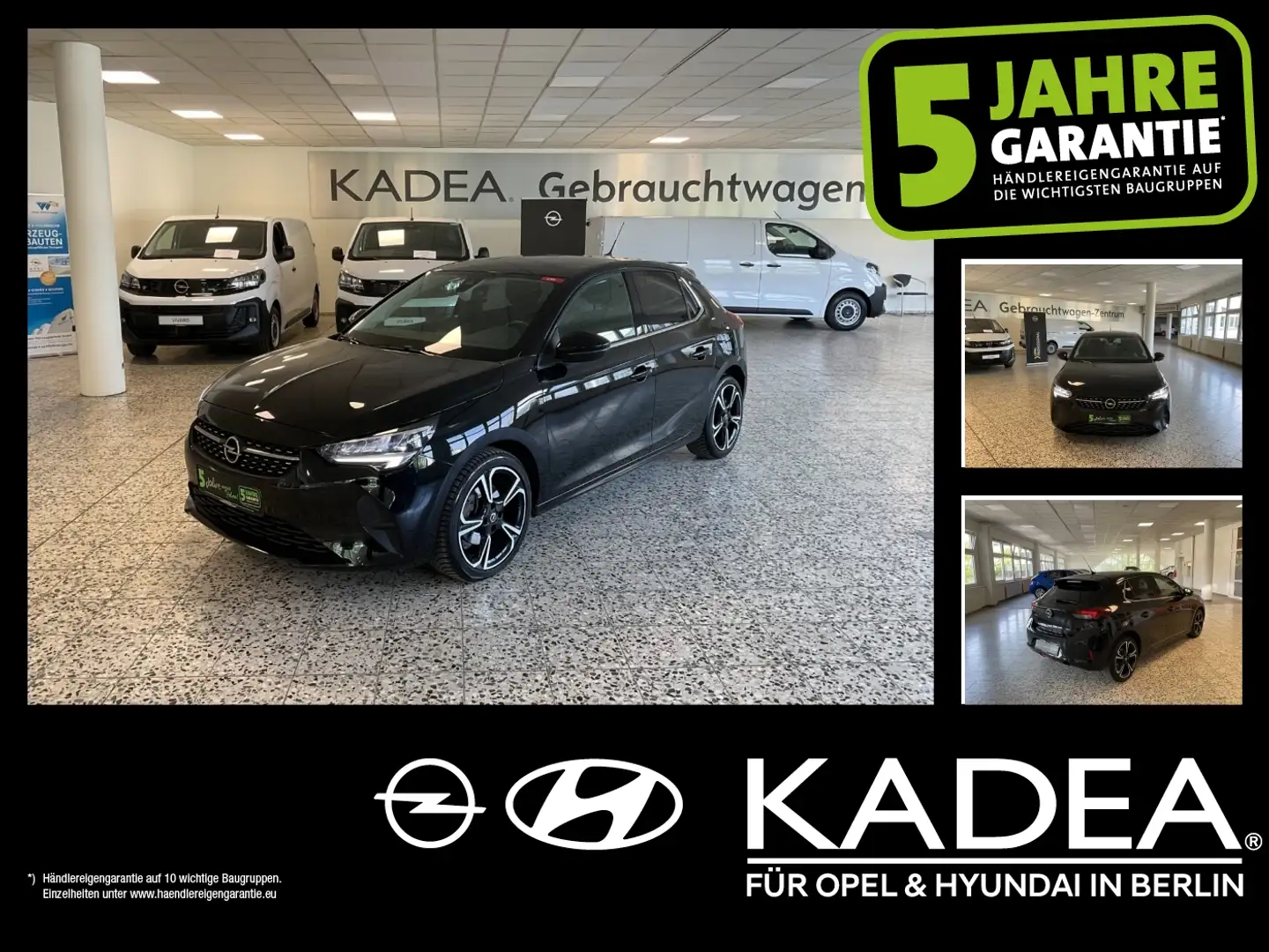 Opel Corsa F 1.2 Turbo Elegance MirrorLink, Allwetter Nero - 1