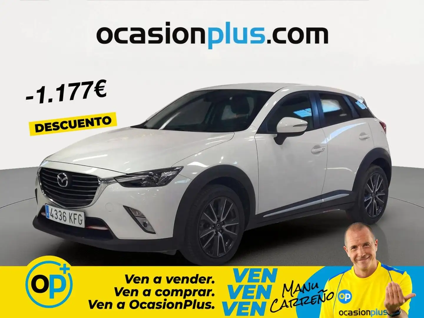 Mazda CX-3 2.0 Luxury 2WD Aut. 120 Blanco - 1