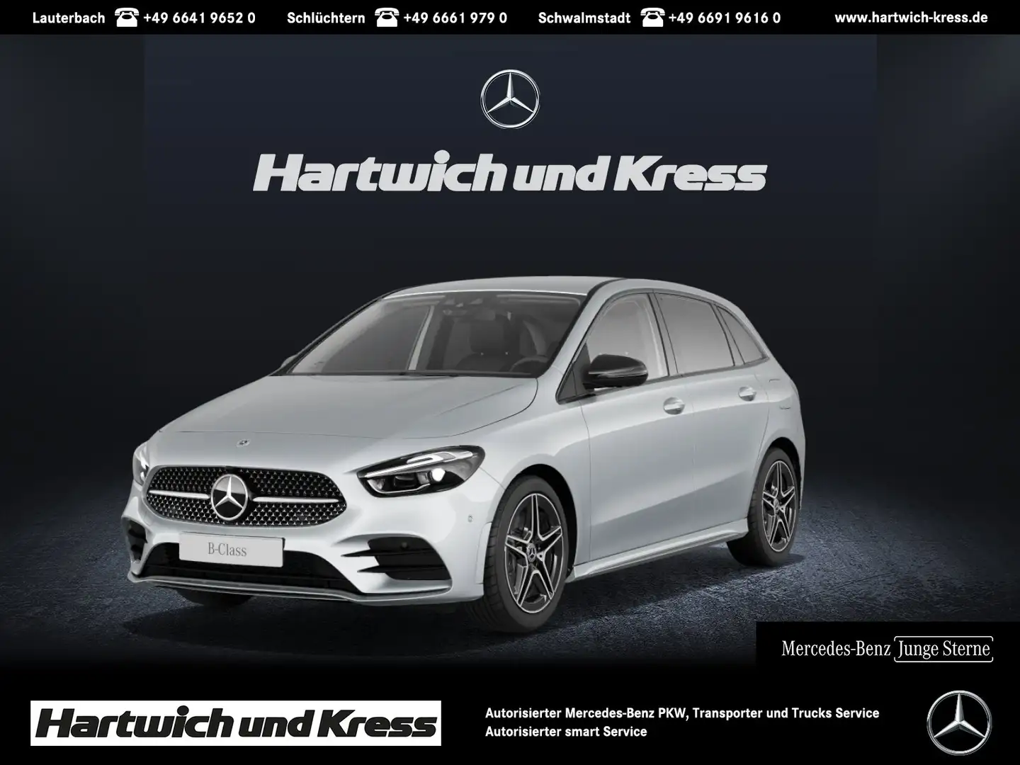 Mercedes-Benz B 250 B 250 4MATIC AMG Line+Night+Memory+360°Kamera+Ambi Silber - 1