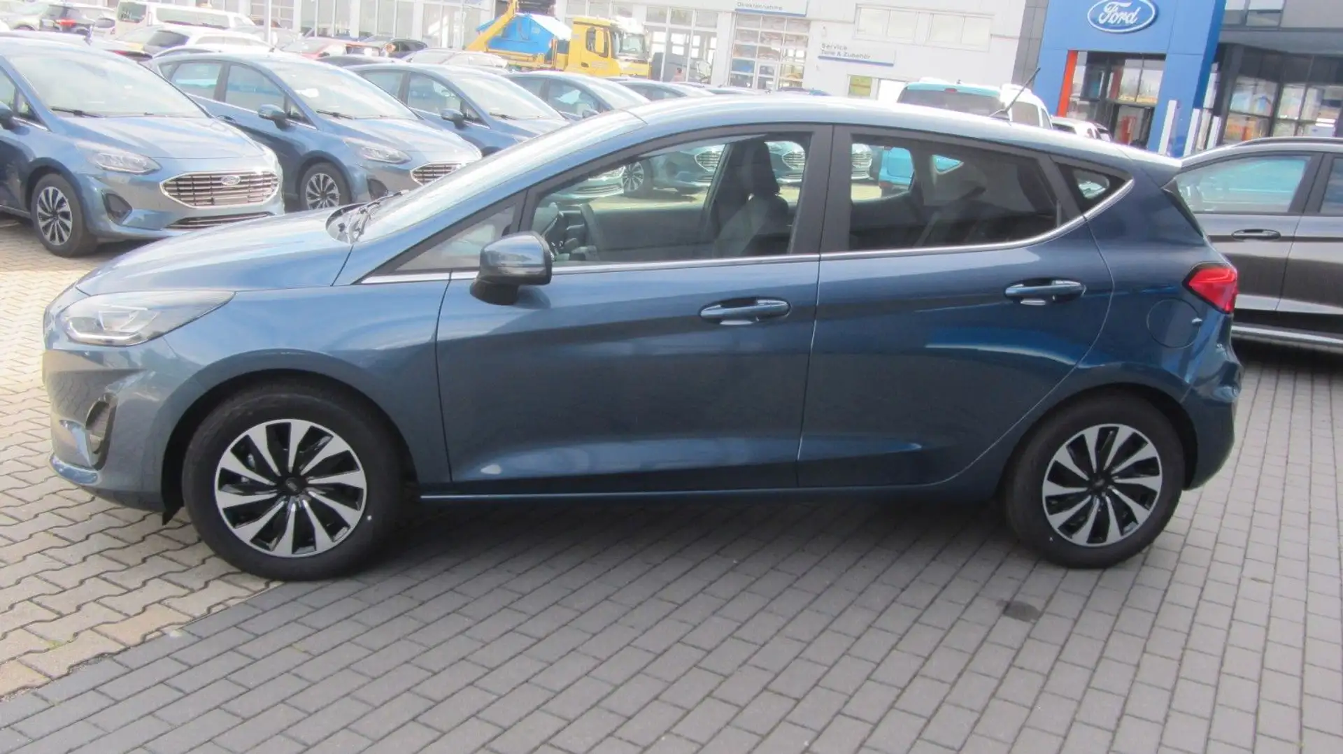 Ford Fiesta Titanium MHEV Bleu - 2