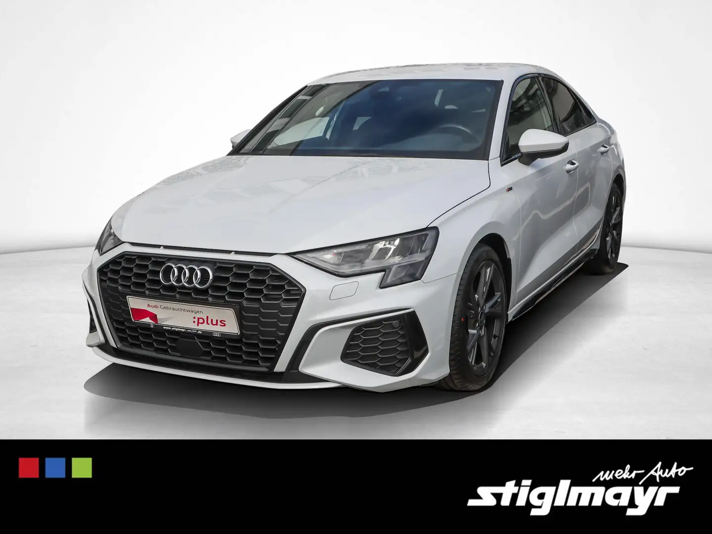 Audi A3 Limousine S line 35 TFSI S-tronic AHK+DAB+18` Blanc - 1