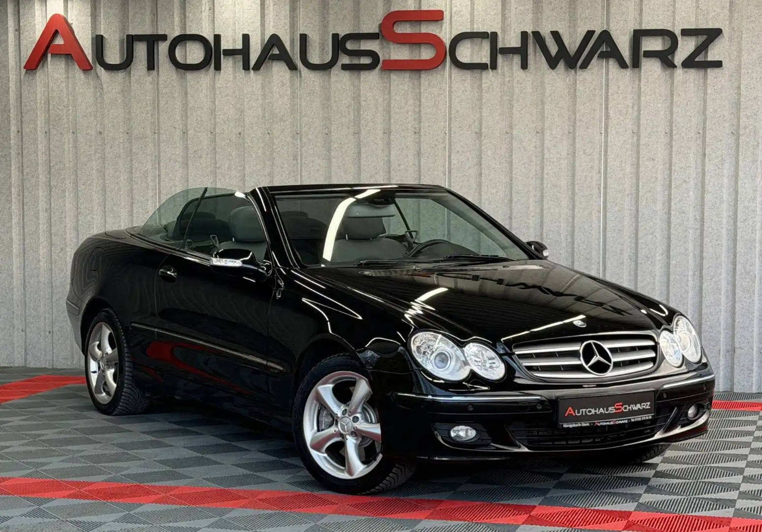 Mercedes-Benz CLK 350 Cabrio Automatik Leder  Tempo H&K Klima Negro - 1
