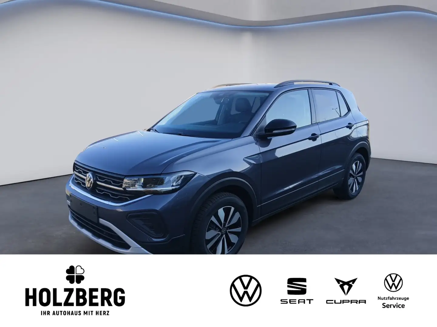 Volkswagen T-Cross 1.0 TSI Goal GJR+AHK+SHZ+ACC+KAMERA Grau - 1
