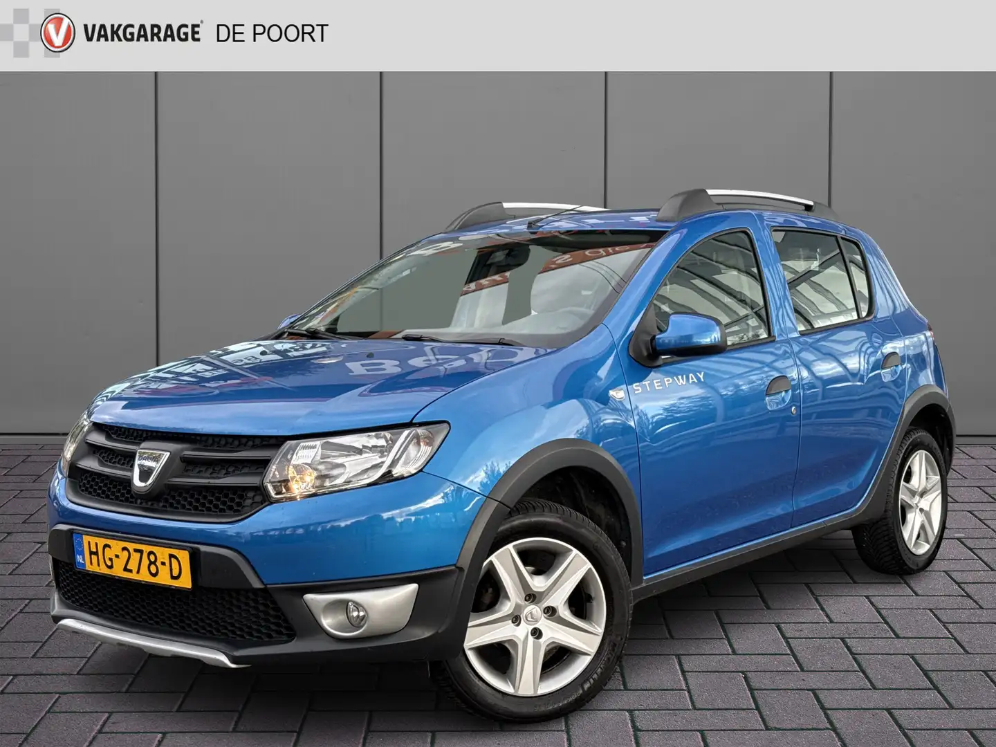 Dacia Sandero 0.9 TCe Stepway Ambiance | NL-auto | Airco | Cruis Blauw - 1