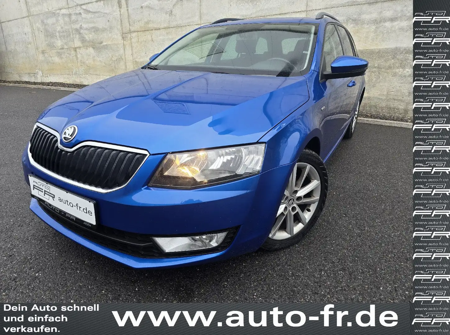 Skoda Octavia Combi Joy 2,0TDI AHK NAVI 80Tkm MwSt Bleu - 1